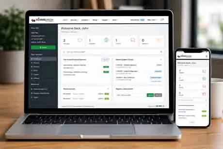 Professional WordPress website design in Durban – responsive on laptop and mobile