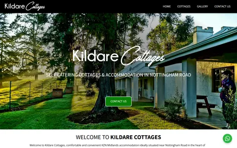Kildare Cottages website design by Squirrel Media – self-catering accommodation in Nottingham Road
