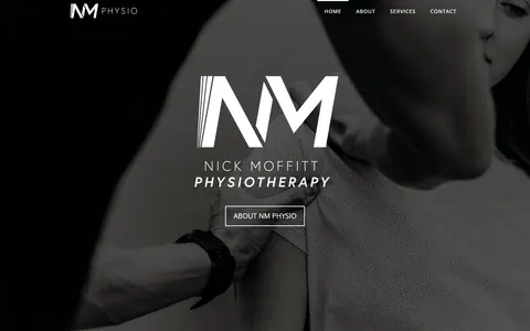 Nick Moffitt Physiotherapy website design by Squirrel Media – physiotherapist in Durban