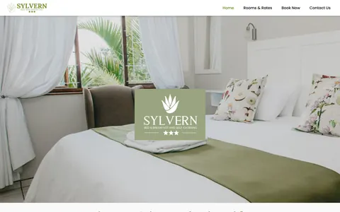 Sylvern website design by Squirrel Media – bed and breakfast
